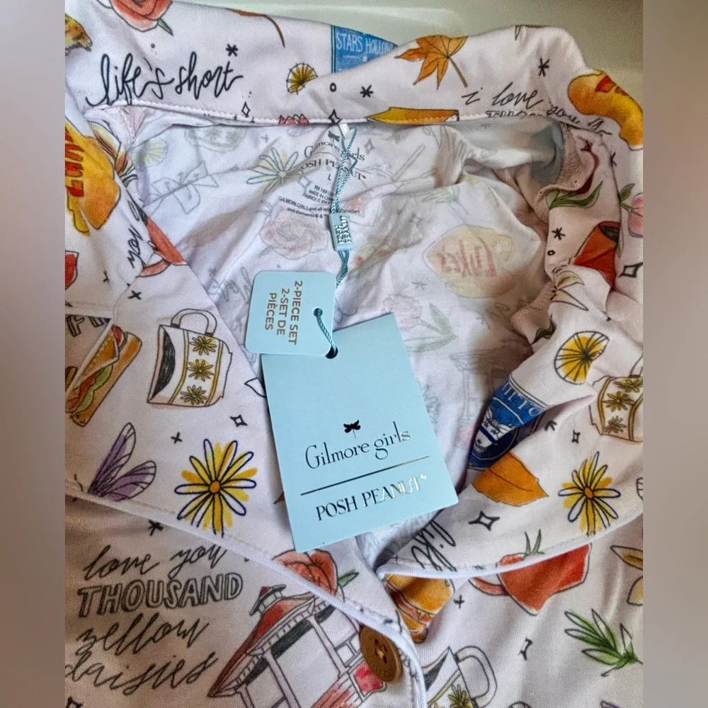 Posh Peanut- Gilmore Girls Pajamas NWT Size L - Picture 5 of 5